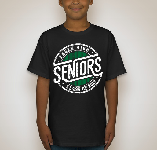 Eagle High School Senior T-shirts shirt design - zoomed