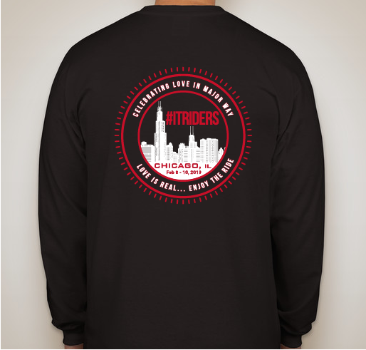 ITR Riders Get-Away Weekend Chicago Fundraiser - unisex shirt design - back