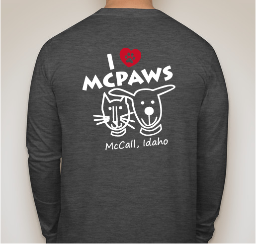 MCPAWS Regional Animal Shelter Fundraiser - unisex shirt design - back