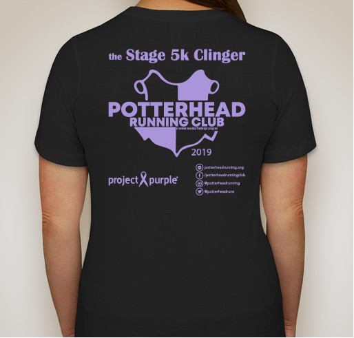 Stage 5k Clinger Fundraiser - unisex shirt design - back