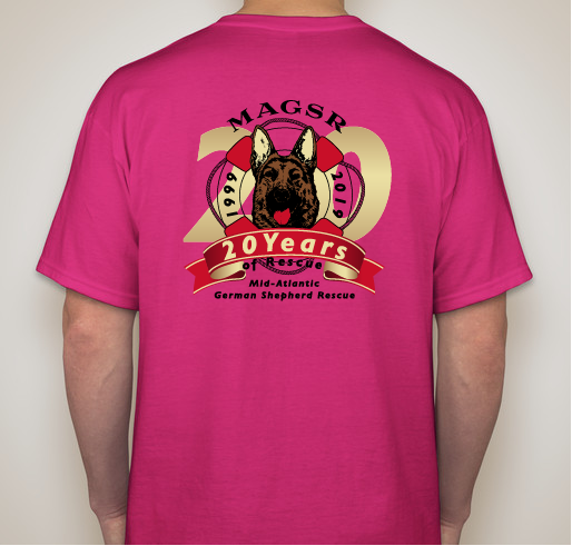 MAGSR - Rescuing and Changing Lives! Fundraiser - unisex shirt design - back