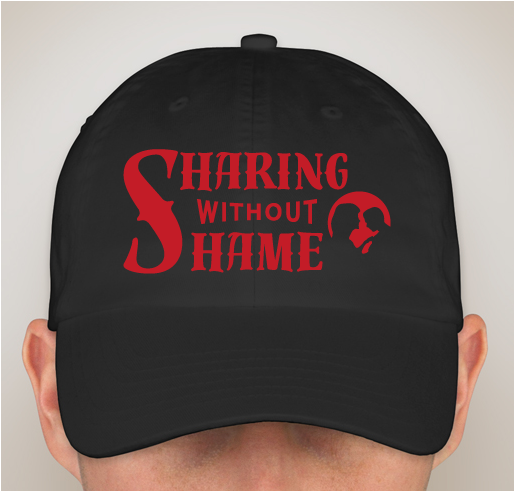 Sharing without Shame Hat Fundraiser - unisex shirt design - front