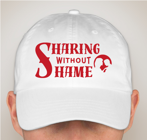 Sharing without Shame Hat Fundraiser - unisex shirt design - front