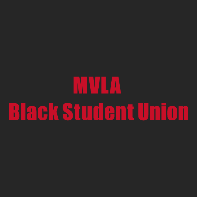 Los Altos High School Black Student Union Swag shirt design - zoomed