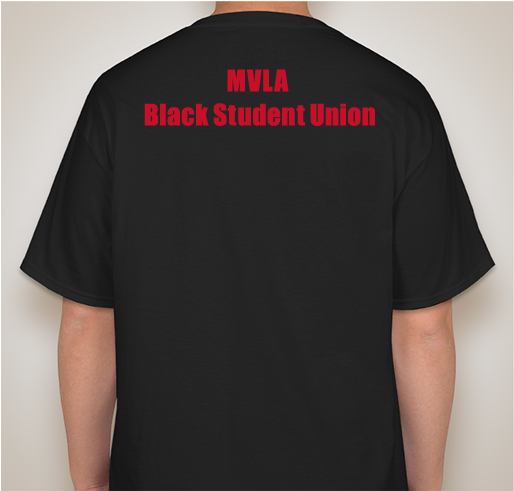 Los Altos High School Black Student Union Swag Fundraiser - unisex shirt design - back