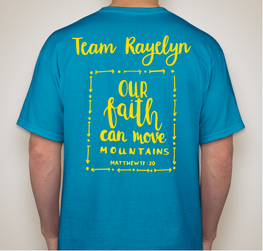 Team Rayelyn Fundraiser - unisex shirt design - back