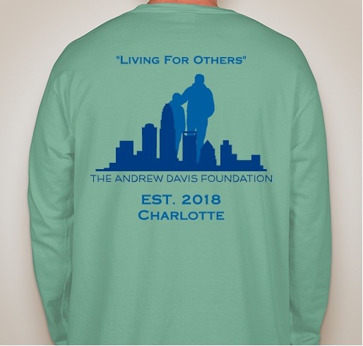Andrew Davis Foundation T shirts Fundraiser - unisex shirt design - back