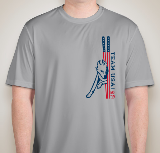 2019 AKC European Open Team Fundraiser Fundraiser - unisex shirt design - front