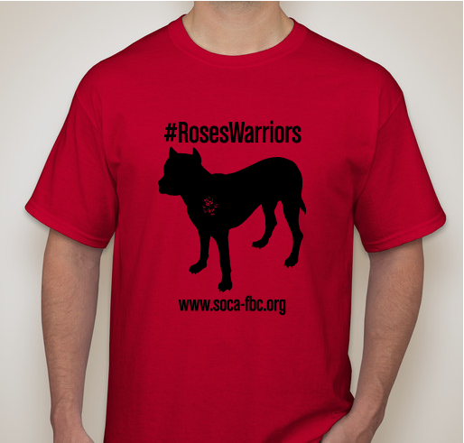 Rose's Warriors Fundraiser - unisex shirt design - front