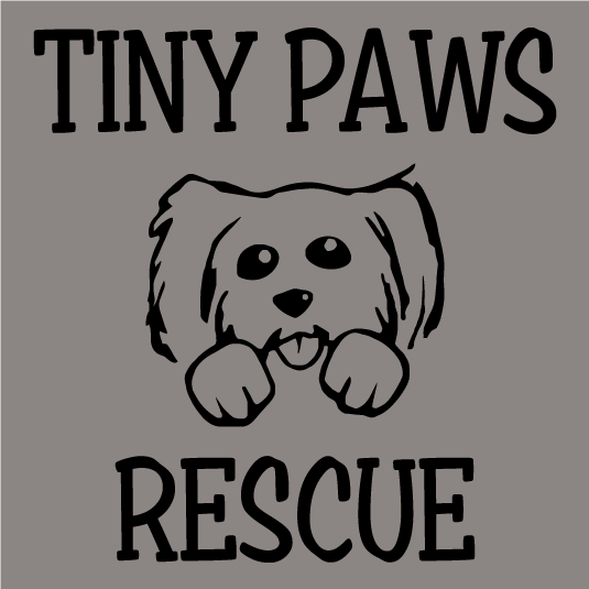 TINY PAWS APPAREL shirt design - zoomed