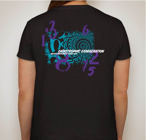 MIW Malachi Independent World Show Shirt Fundraiser - unisex shirt design - back