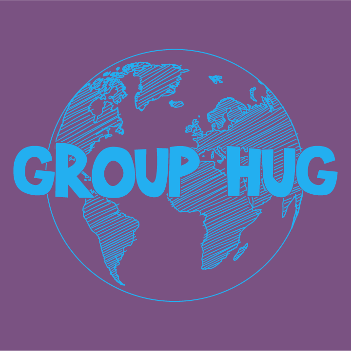 GROUP HUG shirt design - zoomed