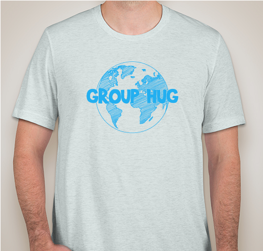 GROUP HUG Fundraiser - unisex shirt design - front
