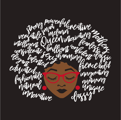Commemorating Black Women in History shirt design - zoomed