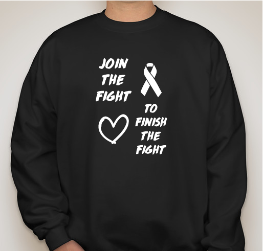 Finish the Fight Fundraiser - unisex shirt design - front