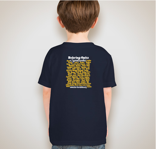 BOS Awareness Day T-Shirts Fundraiser - unisex shirt design - back