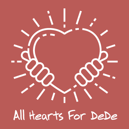 All Hearts for Dede shirt design - zoomed