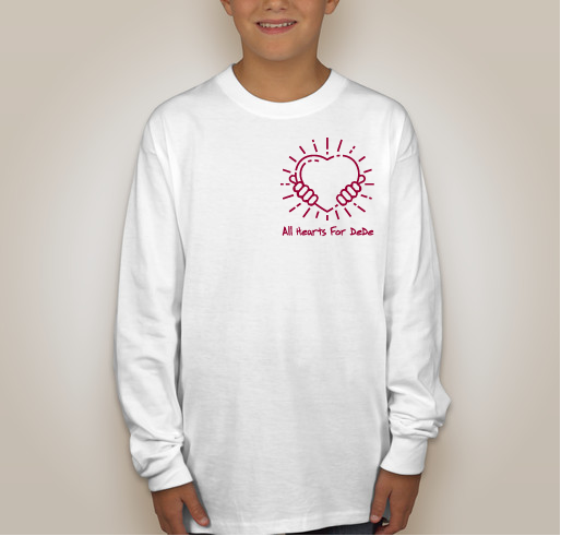All Hearts for Dede Fundraiser - unisex shirt design - front