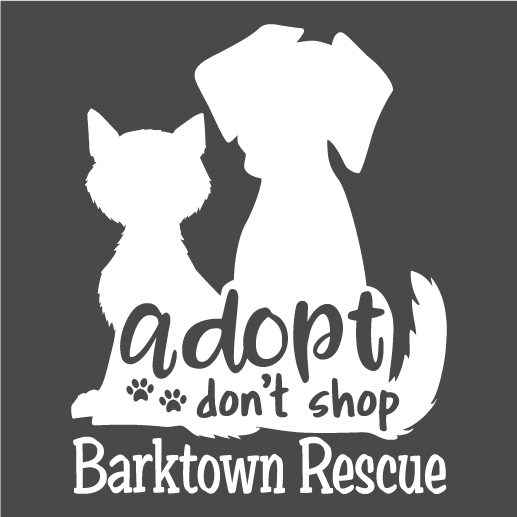 Barktown Rescue-Winter Fundraiser shirt design - zoomed
