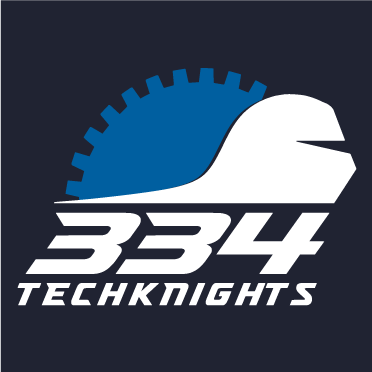 Fundraising for TechKnights Team 334 (2019) shirt design - zoomed