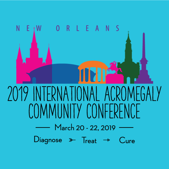 2019 International Acromegaly Community Conference Shirt shirt design - zoomed
