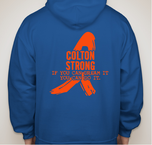 Colton Strong: Transplant Time Fundraiser - unisex shirt design - back