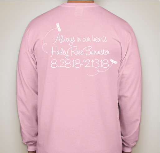 Hailey's Hope Fundraiser - unisex shirt design - back