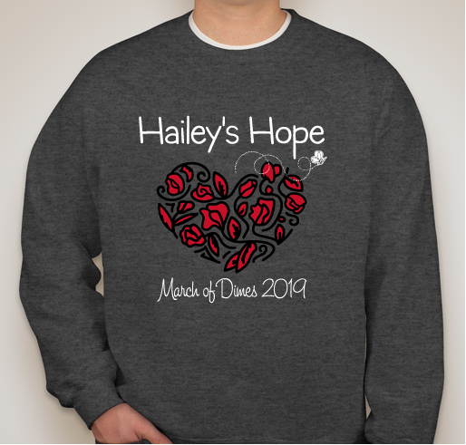Hailey's Hope Fundraiser - unisex shirt design - front