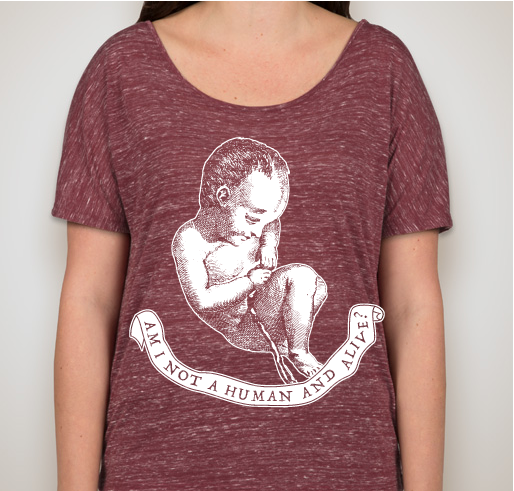Am I not a human and alive? Fundraiser - unisex shirt design - front