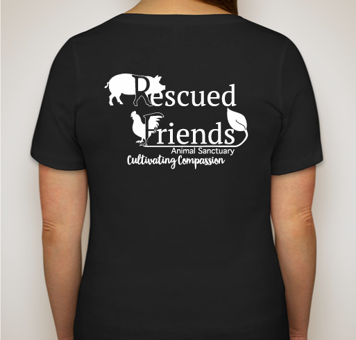 Rescued Friends/Dana Ellyn Fundraiser - unisex shirt design - back