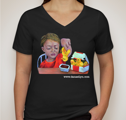 Rescued Friends/Dana Ellyn Fundraiser - unisex shirt design - front