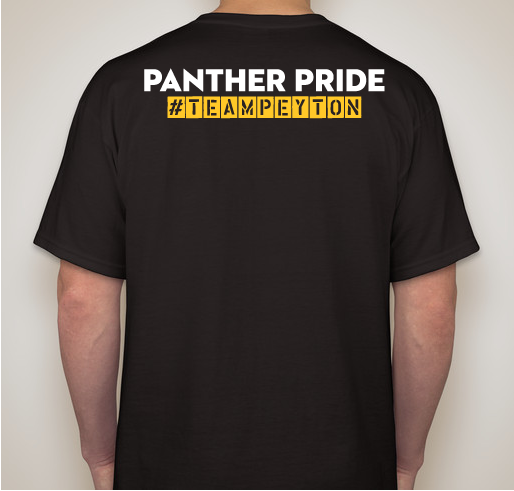 Black Out Cancer in Honor of Peyton Greer! Fundraiser - unisex shirt design - back