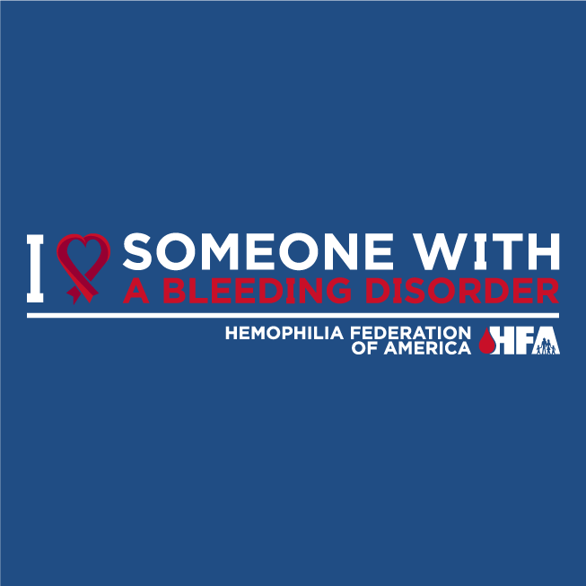 I Love Someone With A Bleeding Disorder shirt design - zoomed