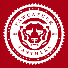 Pawcatuck Pride shirt design - zoomed
