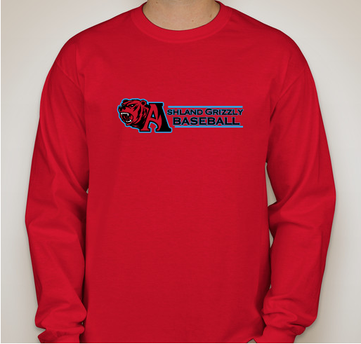 Ashland High School Grizzly Baseball Fundraiser - unisex shirt design - front