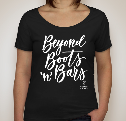 "Beyond Boots 'n' Bars" Book Fundraiser - unisex shirt design - front