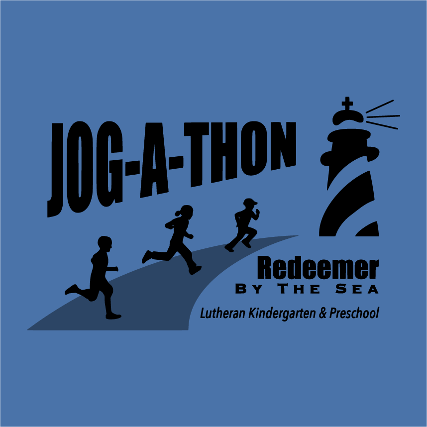 Redeemer By The Sea Jog-A-Thon shirt design - zoomed