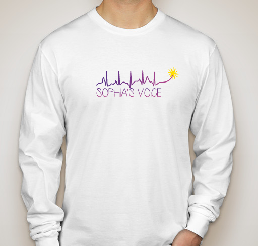 Sophia's Voice Fundraiser - unisex shirt design - front