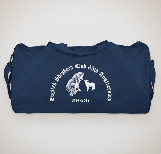 English Shepherd Club 65th Anniversary Duffel Fundraiser - unisex shirt design - front