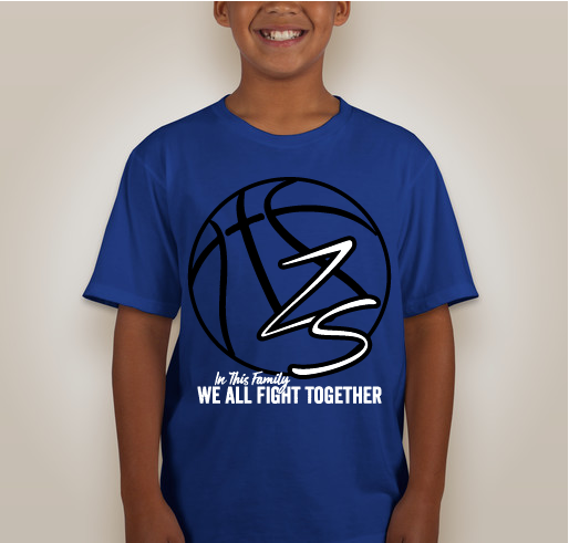 Fight With Zane Fundraiser - unisex shirt design - back