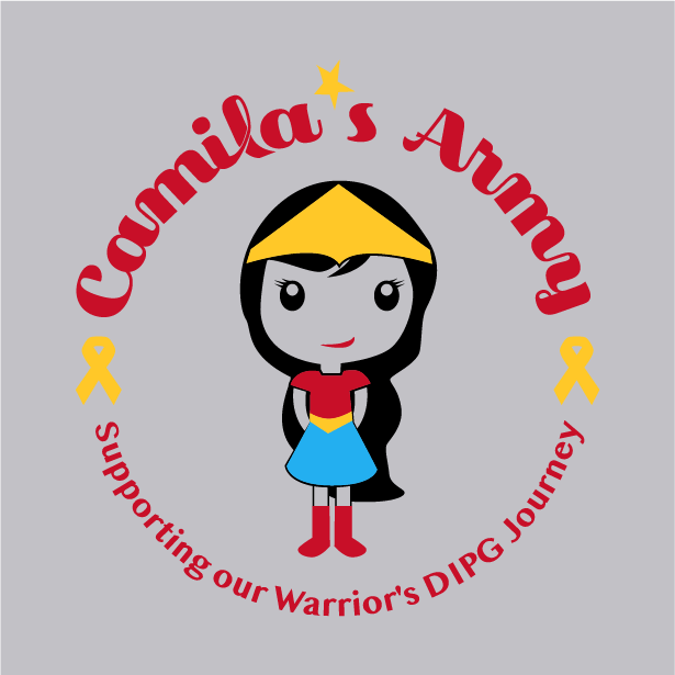 Camila's Army Supporting Her Journey with DIPG shirt design - zoomed