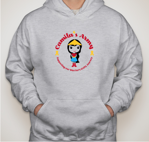 Camila's Army Supporting Her Journey with DIPG Fundraiser - unisex shirt design - front