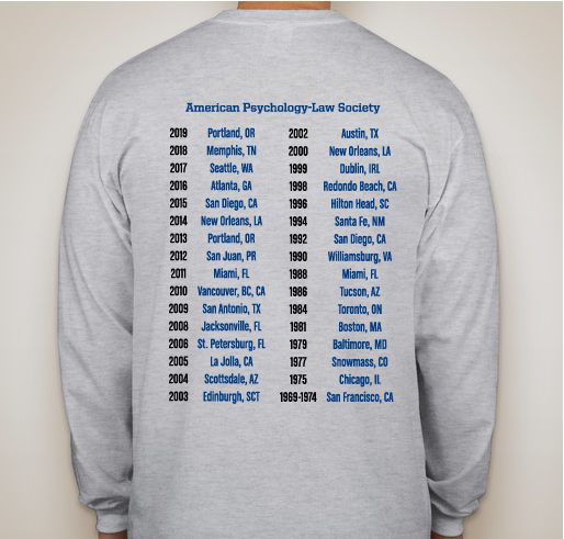 AP-LS Student Committee T-Shirt Sales Fundraiser - unisex shirt design - back