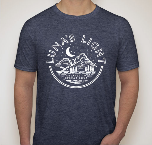 Luna's Light Fundraiser - unisex shirt design - front