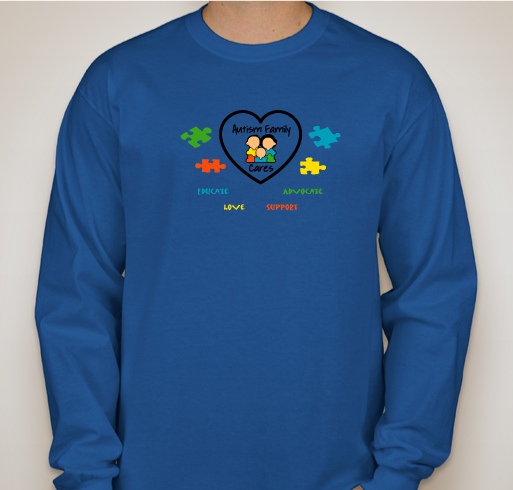 Autism Family Cares Fundraiser - unisex shirt design - front