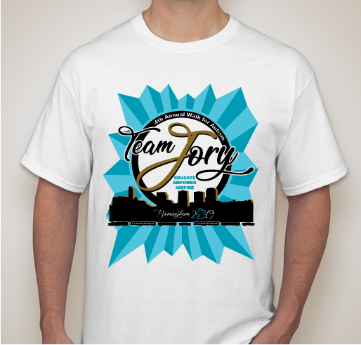 Join Team Jory 2019 - 4th Annual Walk For Autism and Fun Day (8a-12p walk/Fun Day) Fundraiser - unisex shirt design - small