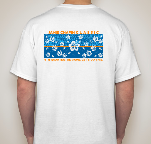 3rd Annual Jamie Chapin Classic Fundraiser - unisex shirt design - back