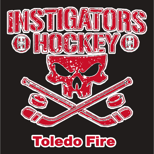 Toledo Fire Hockey Fundraiser shirt design - zoomed