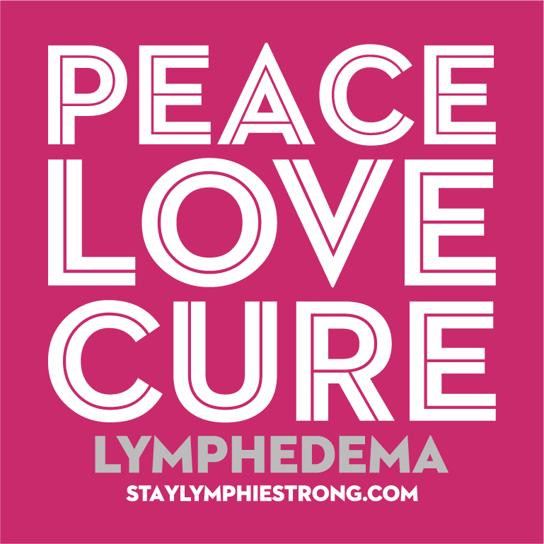 Lymphie Strong for Lymphedema Awareness Month shirt design - zoomed