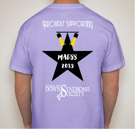 Madison Area Down Syndrome Society and Pike Hollywood Fundraiser - unisex shirt design - back